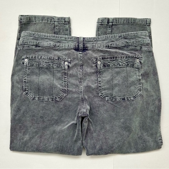Anthropologie The Wanderer Corduroy Cargo Barrel Leg Pants in Green Gray 31 - Picture 10 of 13
